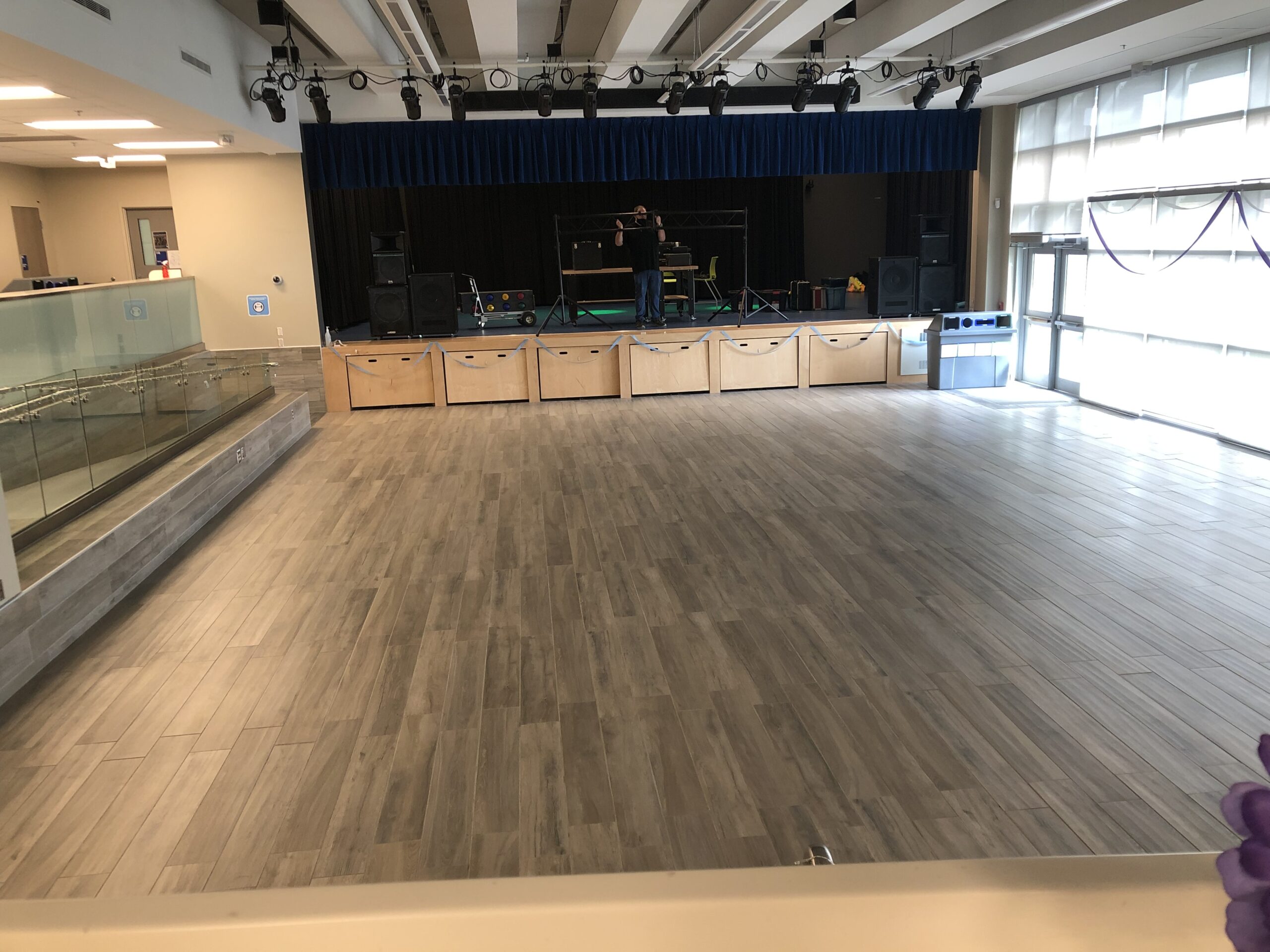 Getting setup at Islandview High